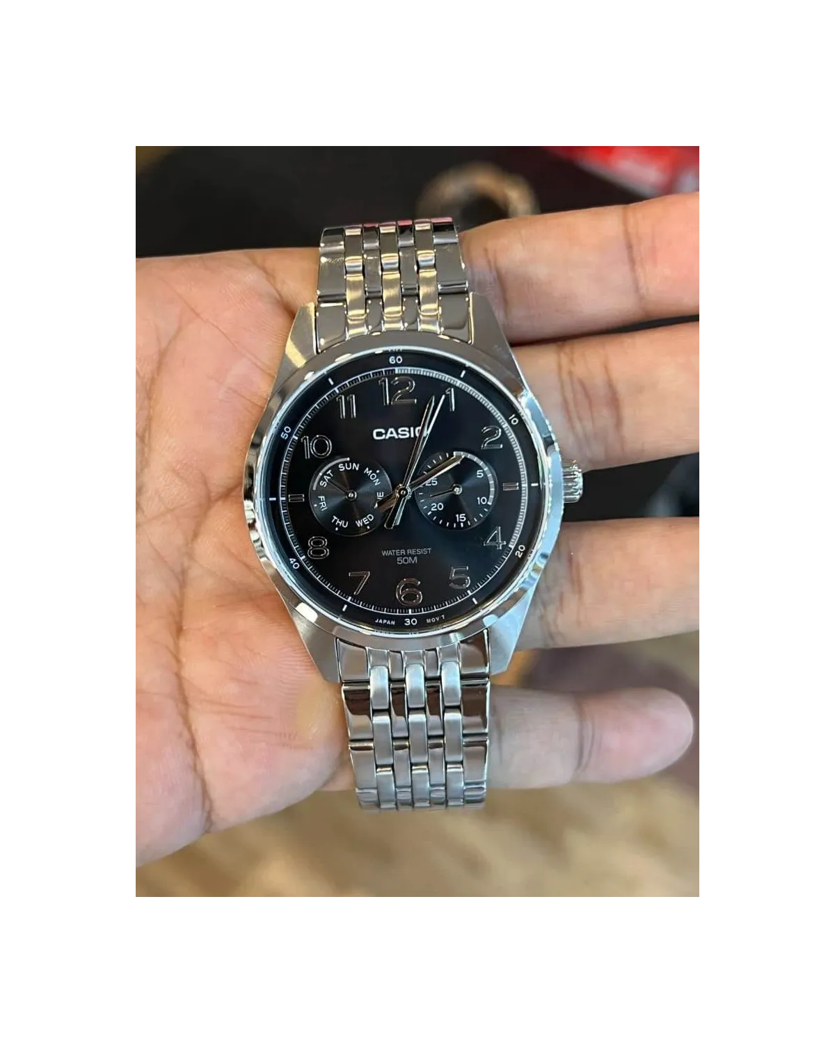 ZEGAREK MĘSKI CASIO MTP-E340D-1A (zd264a) + BOX ZEGAREK MĘSKI CASIO MTP-E340D-1A (zd264a) + BOX