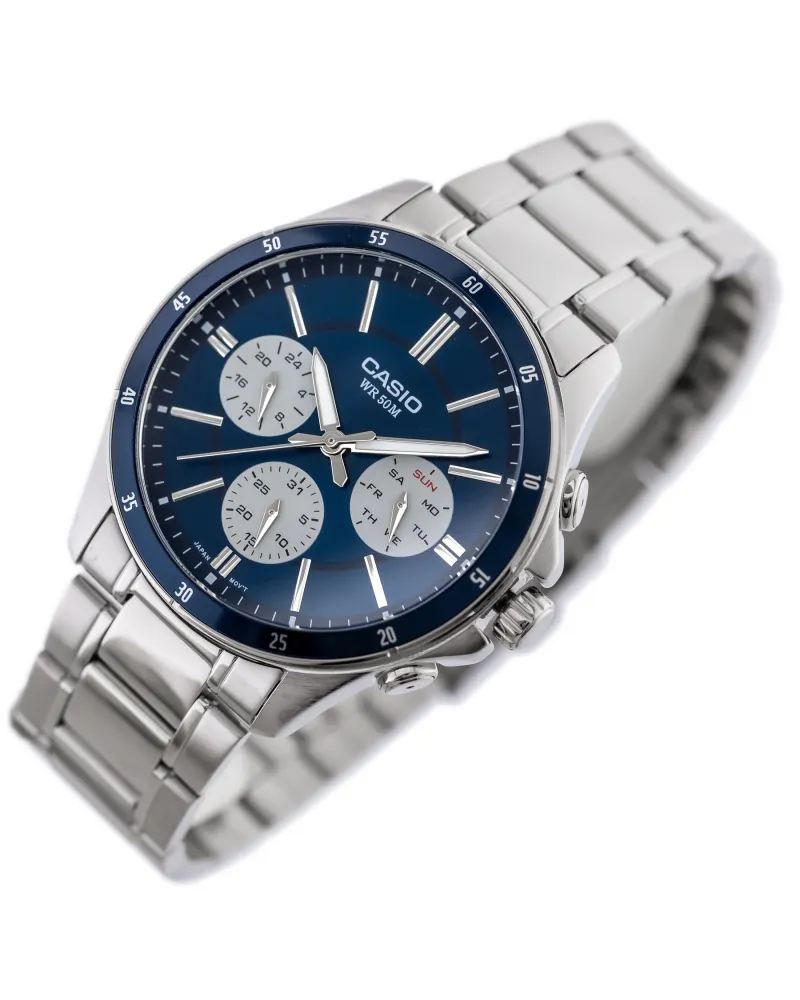 ZEGAREK MĘSKI CASIO MTP-1374D-2A3 (zd063h) + BOX