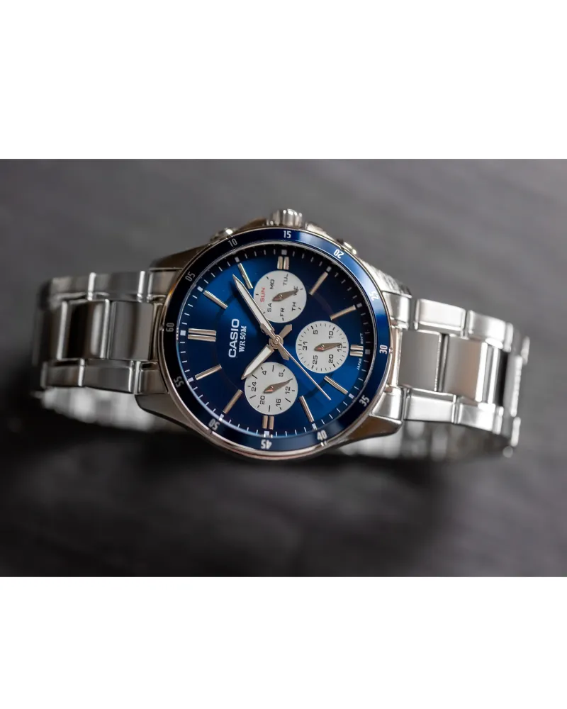 ZEGAREK MĘSKI CASIO MTP-1374D-2A3 (zd063h) + BOX