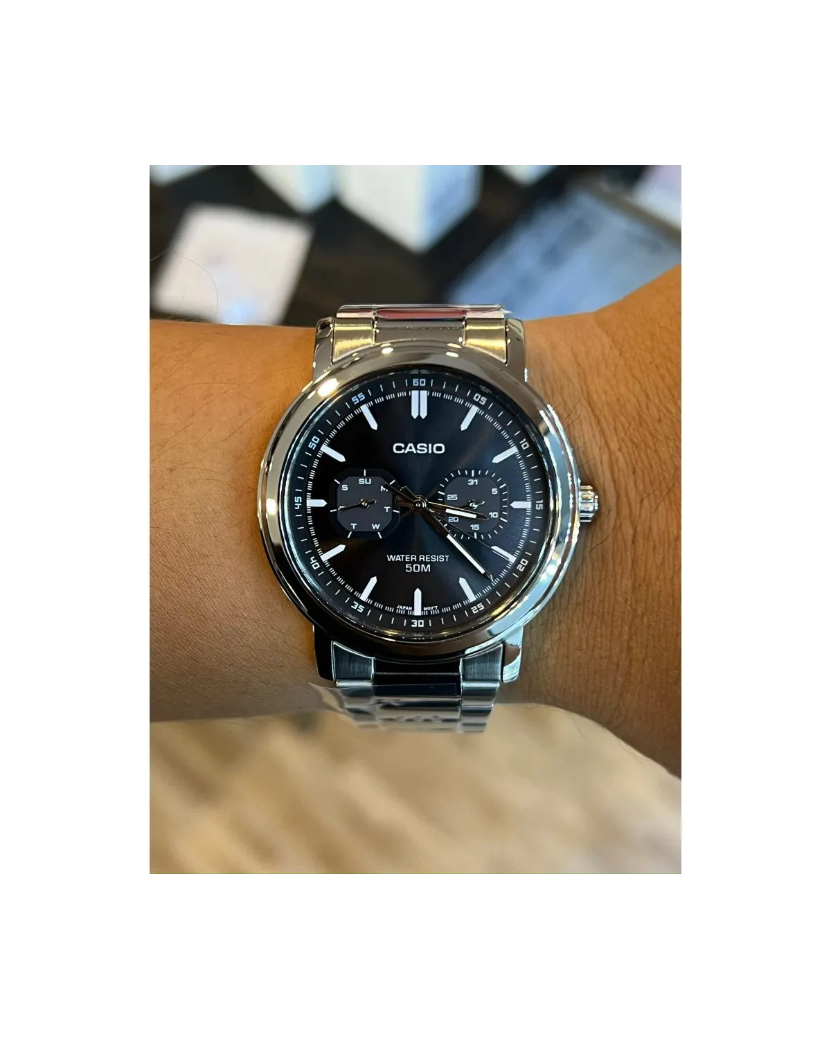 ZEGAREK MĘSKI CASIO MTP-E335D-1E (zd274a) + BOX ZEGAREK MĘSKI CASIO MTP-E335D-1E (zd274a) + BOX