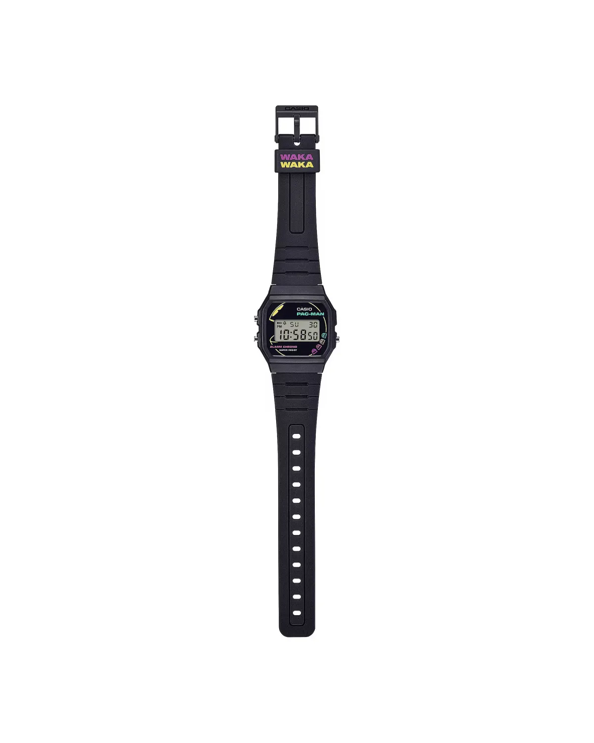 ZEGAREK MĘSKI CASIO F-91WPC-1ADR (zd086b) - PAC-MAN + BOX