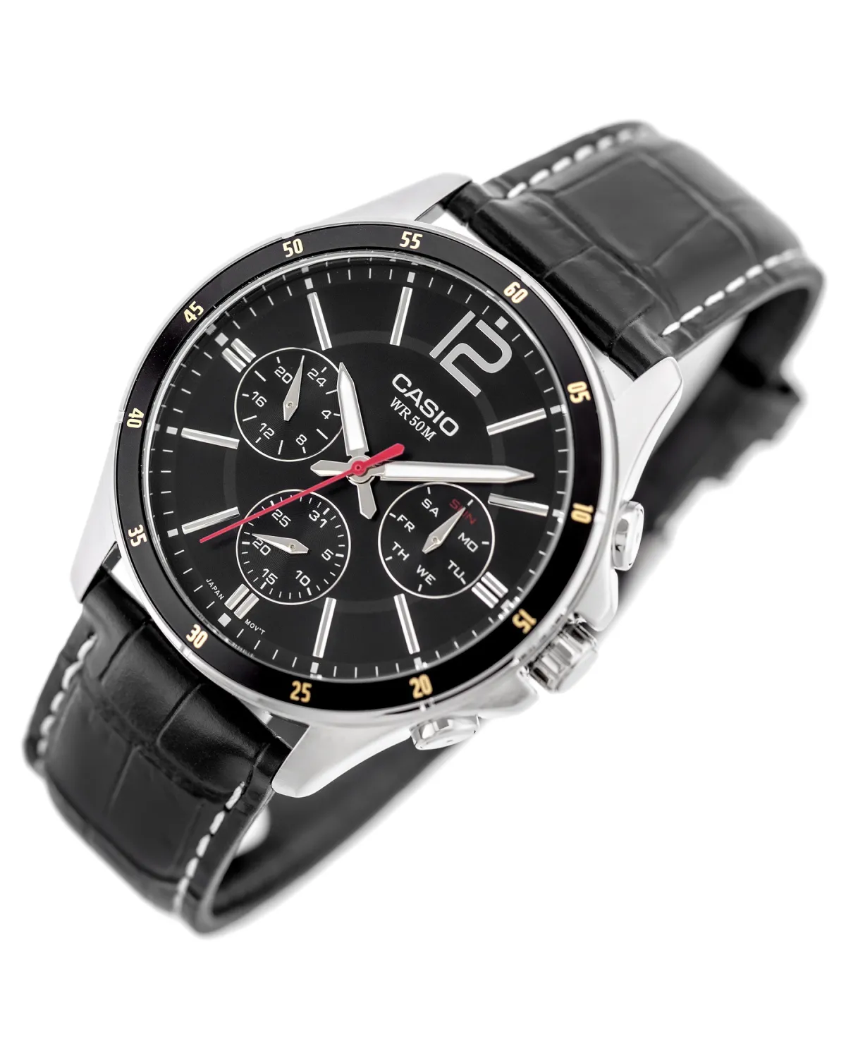 ZEGAREK MĘSKI CASIO MTP-1374L-1AV (zd064b) + BOX