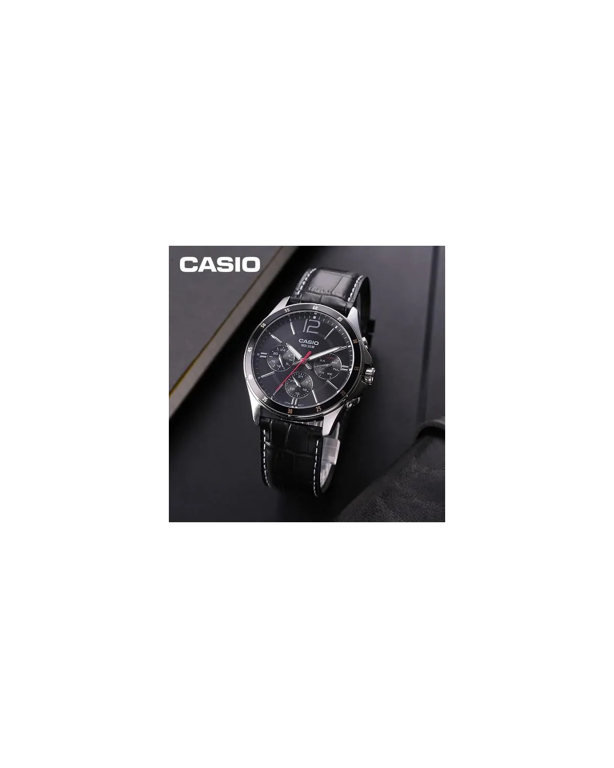 ZEGAREK MĘSKI CASIO MTP-1374L-1AV (zd064b) + BOX