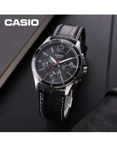 ZEGAREK MĘSKI CASIO MTP-1374L-1AV (zd064b) + BOX