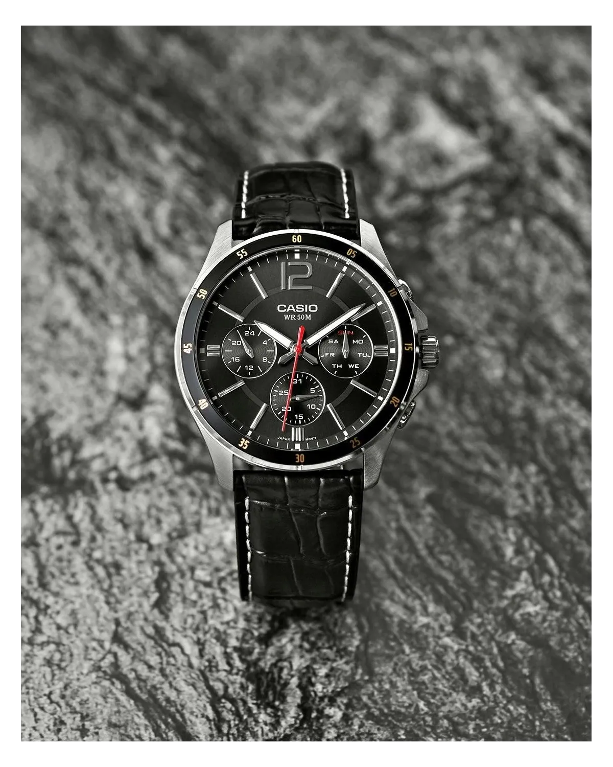 ZEGAREK MĘSKI CASIO MTP-1374L-1AV (zd064b) + BOX