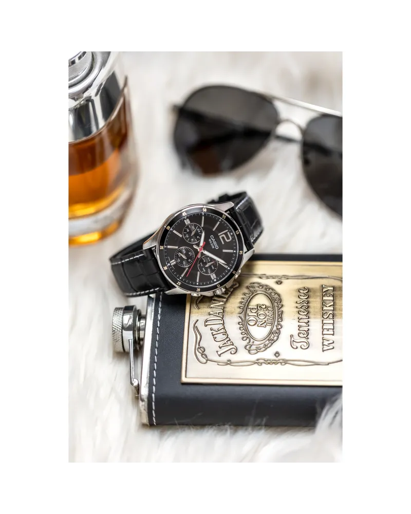 ZEGAREK MĘSKI CASIO MTP-1374L-1AV (zd064b) + BOX