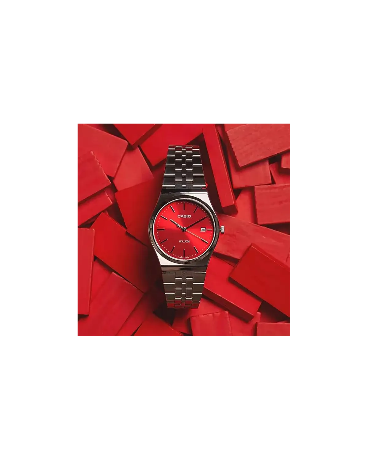 Zegarek Męski Casio MTP-B145D-4A2 + BOX (zd230e) Zegarek Męski Casio MTP-B145D-4A2 + BOX (zd230e)