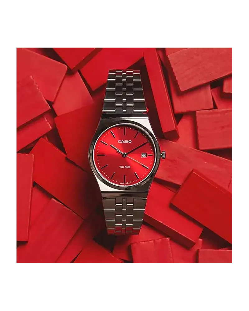 Zegarek Męski Casio MTP-B145D-4A2 + BOX (zd230e) Zegarek Męski Casio MTP-B145D-4A2 + BOX (zd230e)