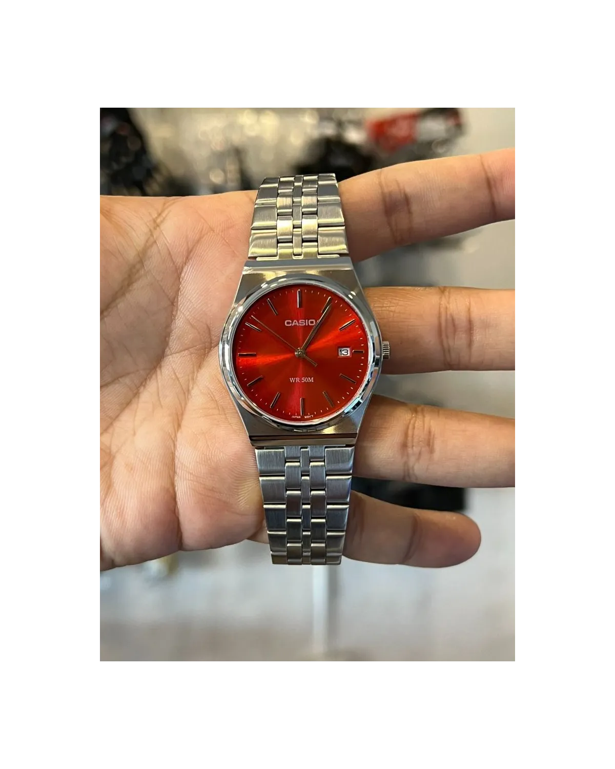 Zegarek Męski Casio MTP-B145D-4A2 + BOX (zd230e) Zegarek Męski Casio MTP-B145D-4A2 + BOX (zd230e)
