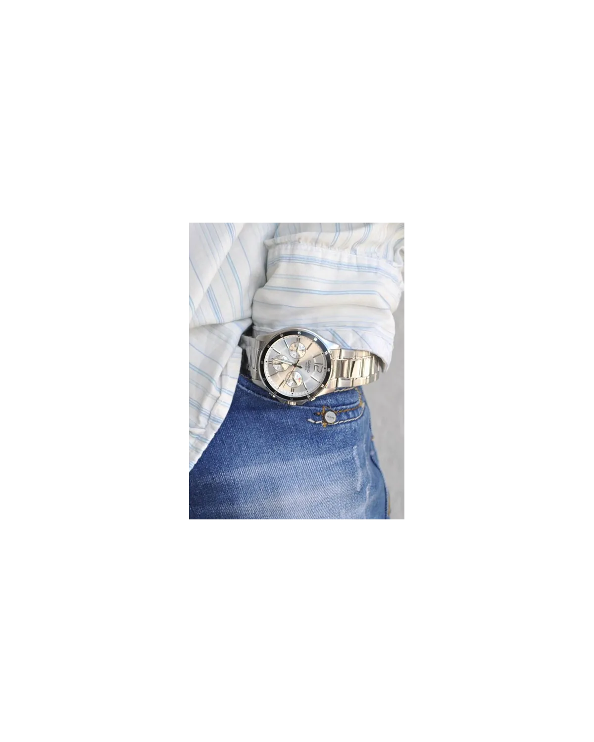 Zegarek Męski Casio  MTP-1374D-7A (zd063e) + BOX