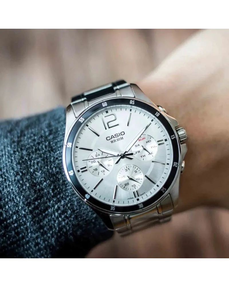 Zegarek Męski Casio  MTP-1374D-7A (zd063e) + BOX