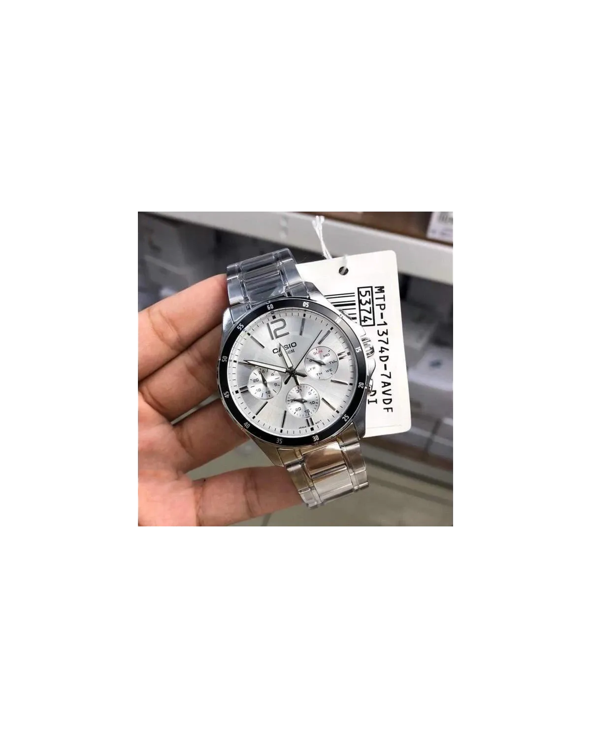 Zegarek Męski Casio  MTP-1374D-7A (zd063e) + BOX