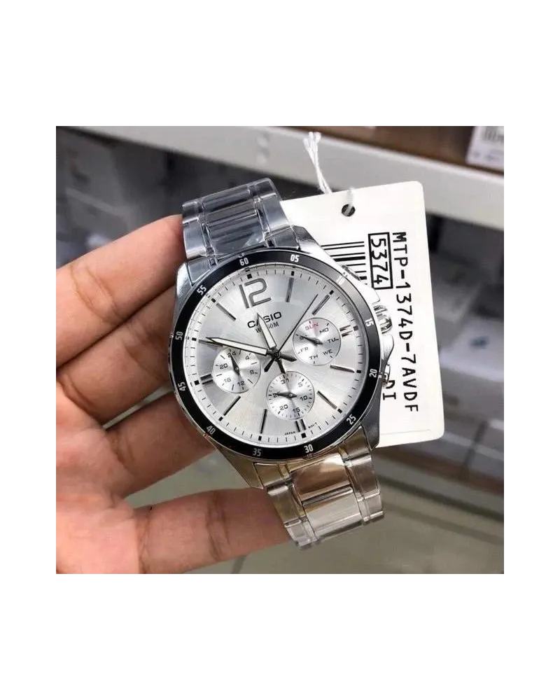 Zegarek Męski Casio  MTP-1374D-7A (zd063e) + BOX