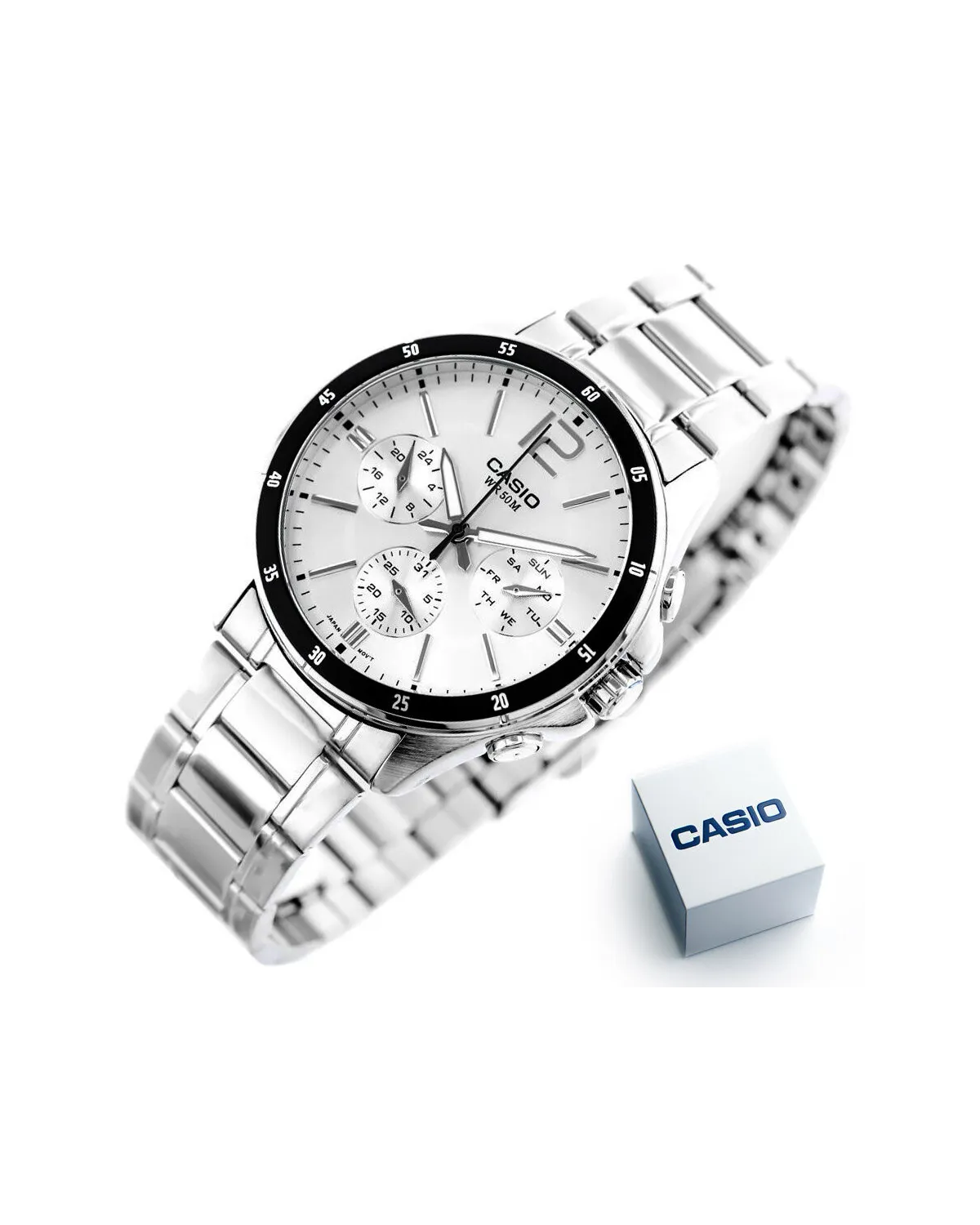Zegarek Męski Casio  MTP-1374D-7A (zd063e) + BOX