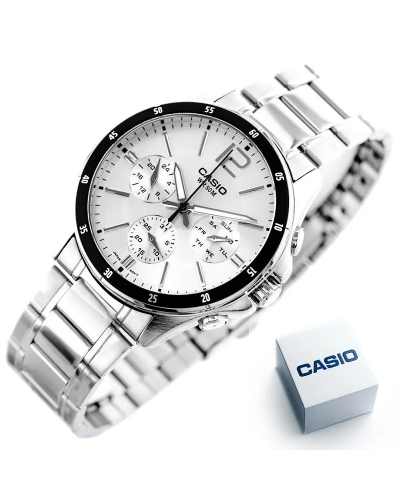 Zegarek Męski Casio  MTP-1374D-7A (zd063e) + BOX