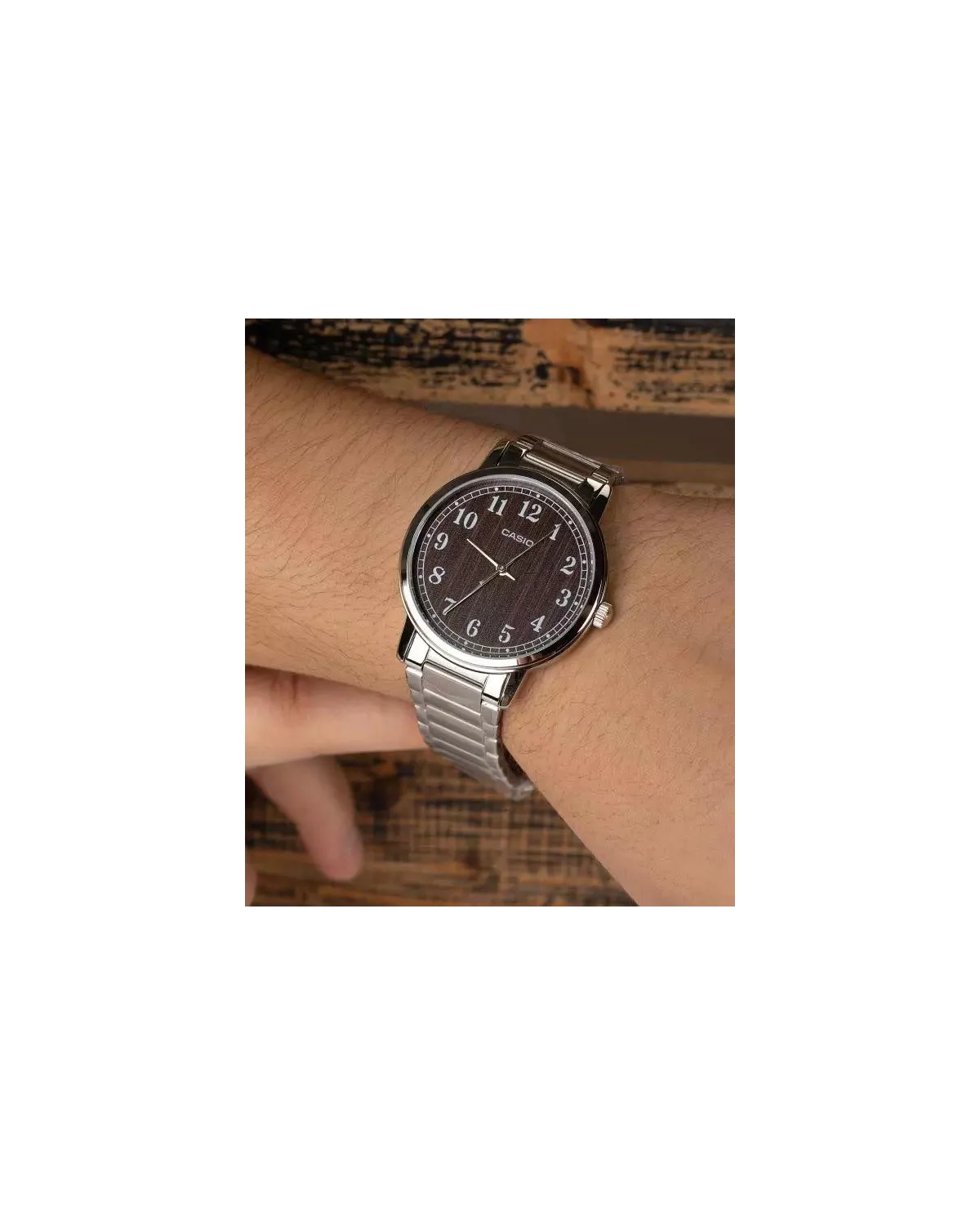ZEGAREK MĘSKI CASIO MTP-E145D-5B1 (zd196b) + BOX ZEGAREK MĘSKI CASIO MTP-E145D-5B1 (zd196b) + BOX
