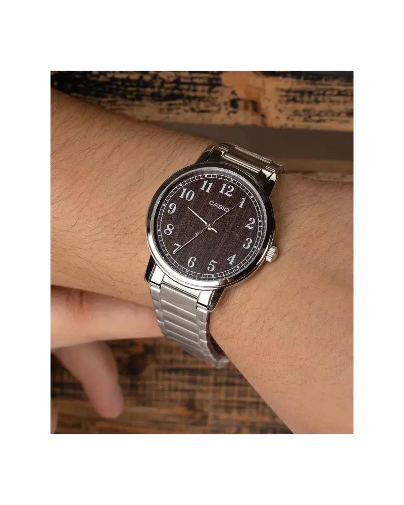 ZEGAREK MĘSKI CASIO MTP-E145D-5B1 (zd196b) + BOX ZEGAREK MĘSKI CASIO MTP-E145D-5B1 (zd196b) + BOX