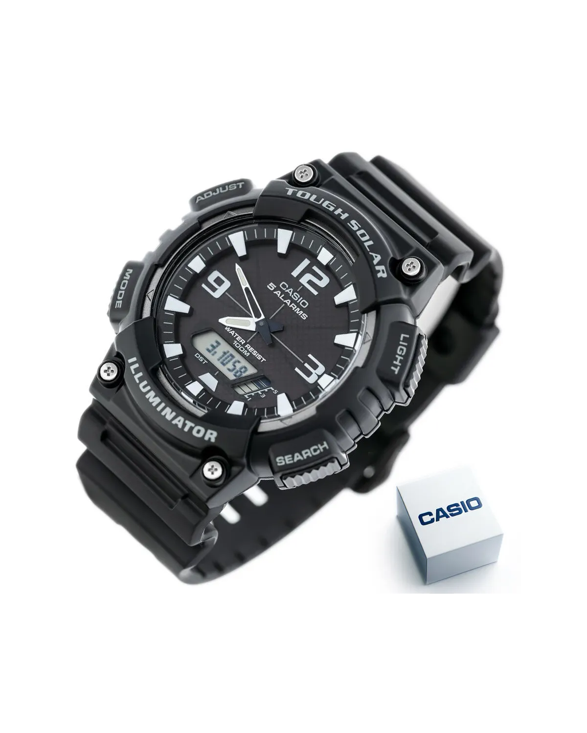 ZEGAREK MĘSKI CASIO AQ-S810W-1AV (zd044h) - SOLAR POWERED + BOX ZEGAREK MĘSKI CASIO AQ-S810W-1AV (zd044h) - SOLAR POWERED + BOX