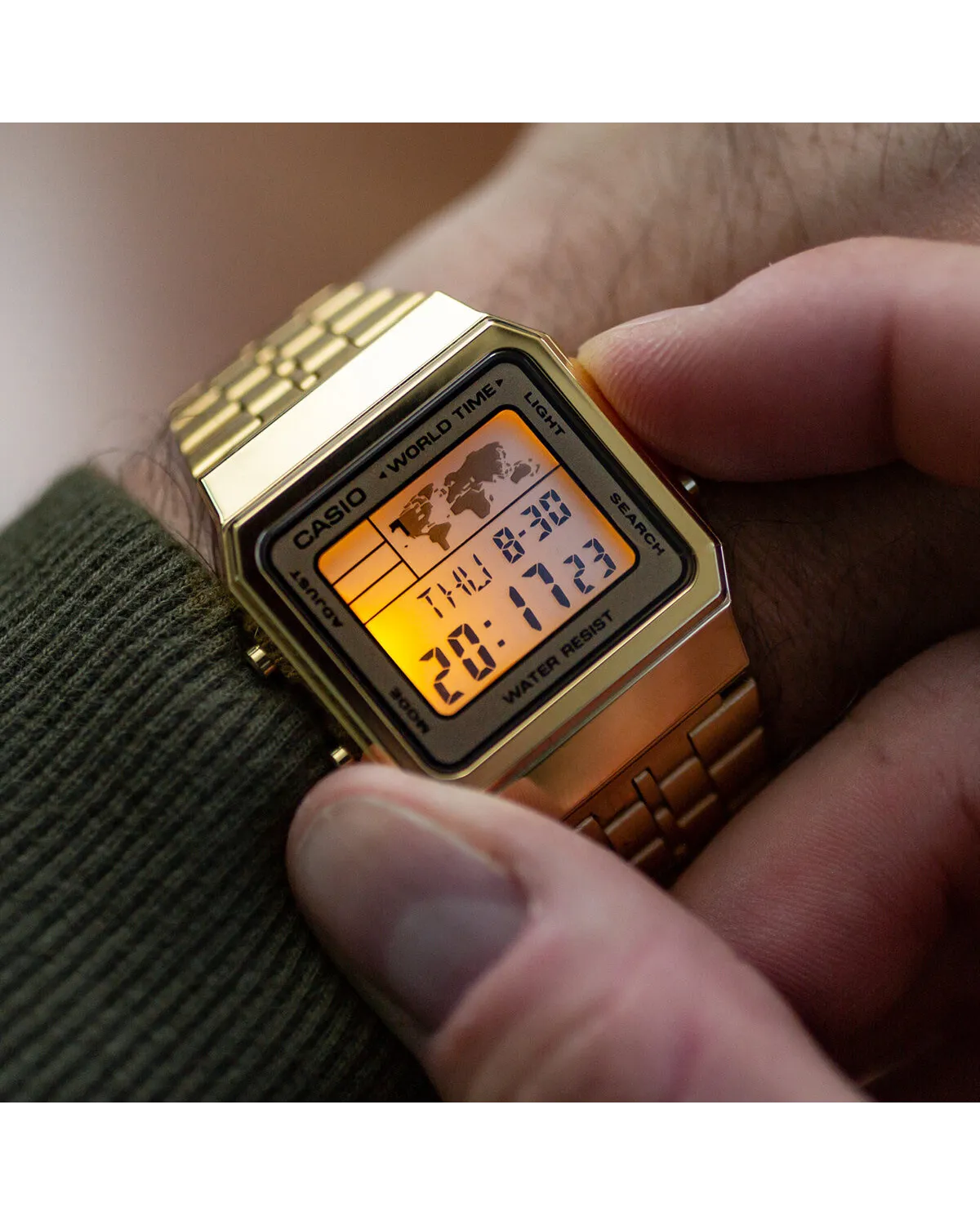 ZEGAREK MĘSKI CASIO VINTAGE A500WGA-9DF (zd158d) + BOX ZEGAREK MĘSKI CASIO VINTAGE A500WGA-9DF (zd158d) + BOX