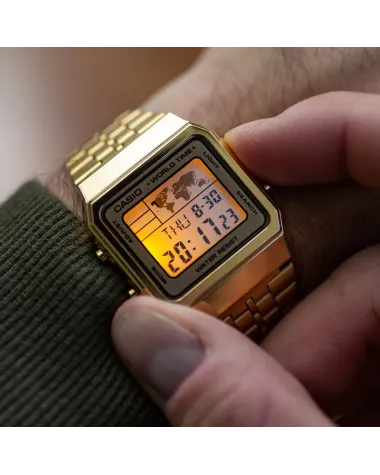 ZEGAREK MĘSKI CASIO VINTAGE A500WGA-9DF (zd158d) + BOX ZEGAREK MĘSKI CASIO VINTAGE A500WGA-9DF (zd158d) + BOX