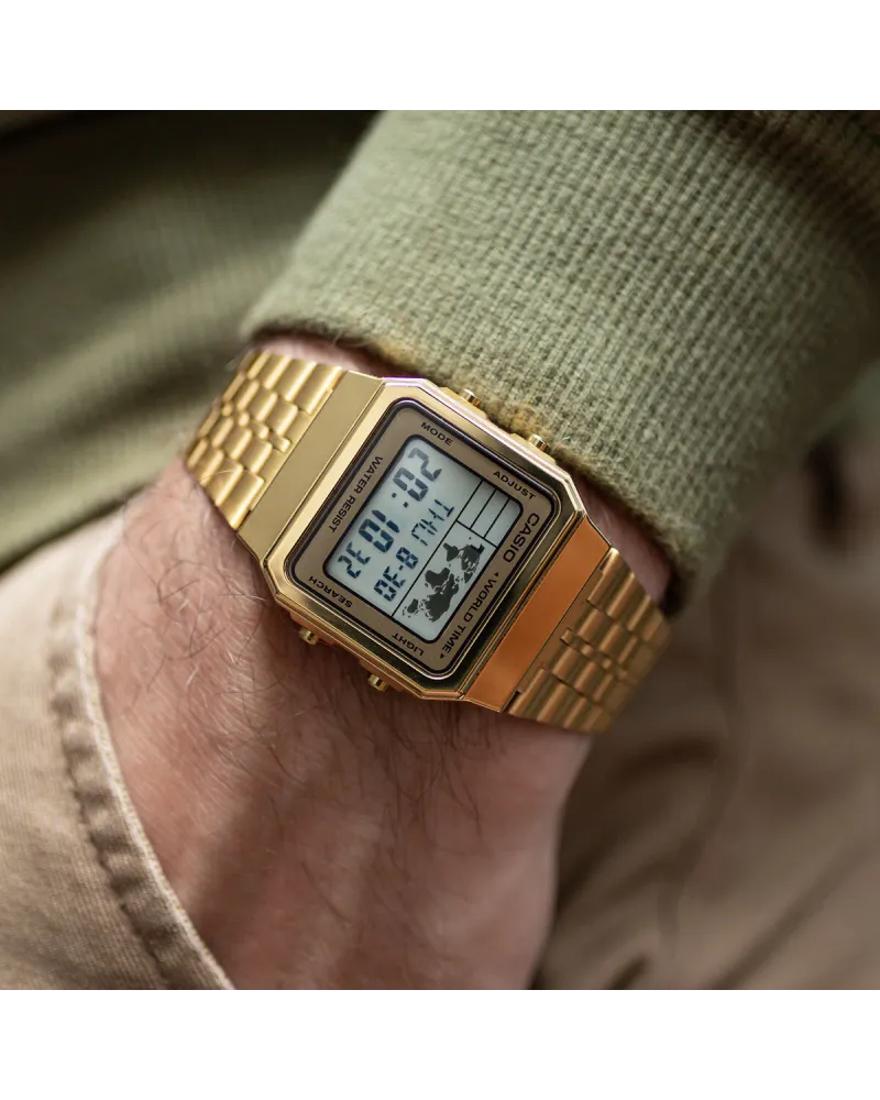 ZEGAREK MĘSKI CASIO VINTAGE A500WGA-9DF (zd158d) + BOX ZEGAREK MĘSKI CASIO VINTAGE A500WGA-9DF (zd158d) + BOX