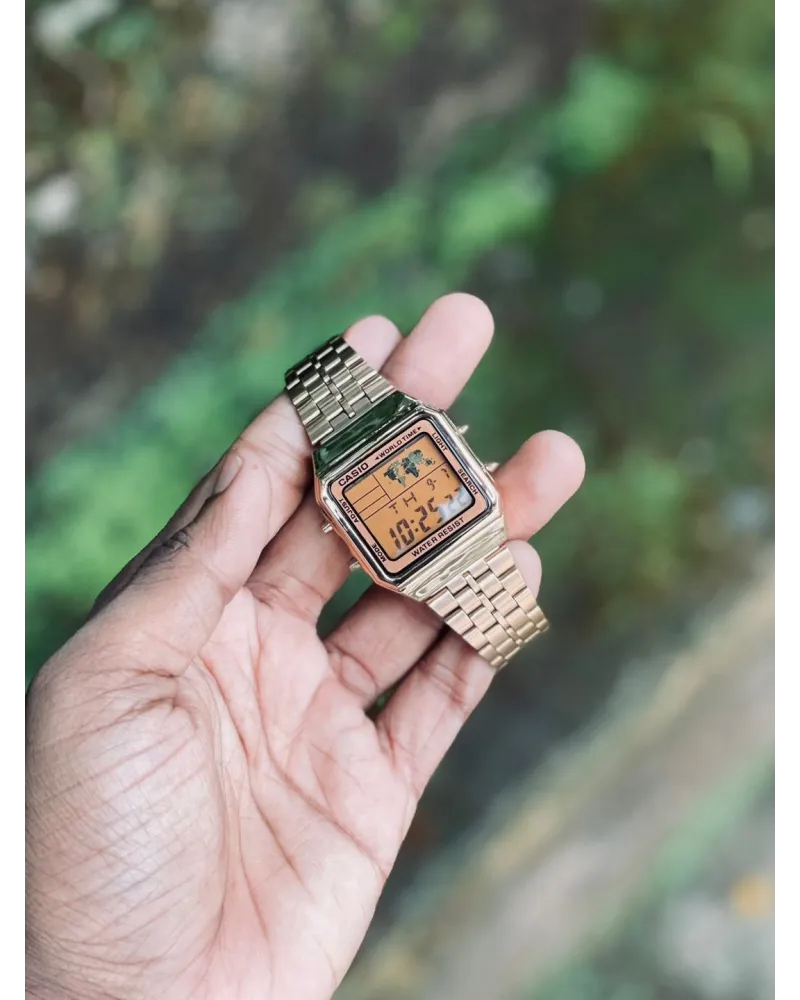 ZEGAREK MĘSKI CASIO VINTAGE A500WGA-9DF (zd158d) + BOX ZEGAREK MĘSKI CASIO VINTAGE A500WGA-9DF (zd158d) + BOX
