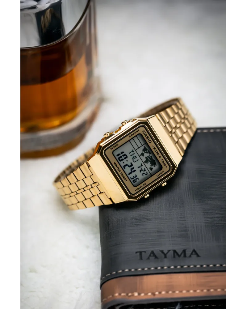 ZEGAREK MĘSKI CASIO VINTAGE A500WGA-9DF (zd158d) + BOX ZEGAREK MĘSKI CASIO VINTAGE A500WGA-9DF (zd158d) + BOX