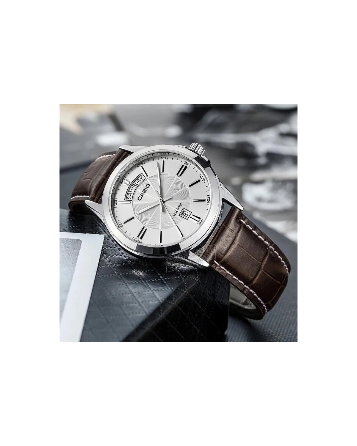 ZEGAREK MĘSKI CASIO MTP-1381L-7AV + BOX