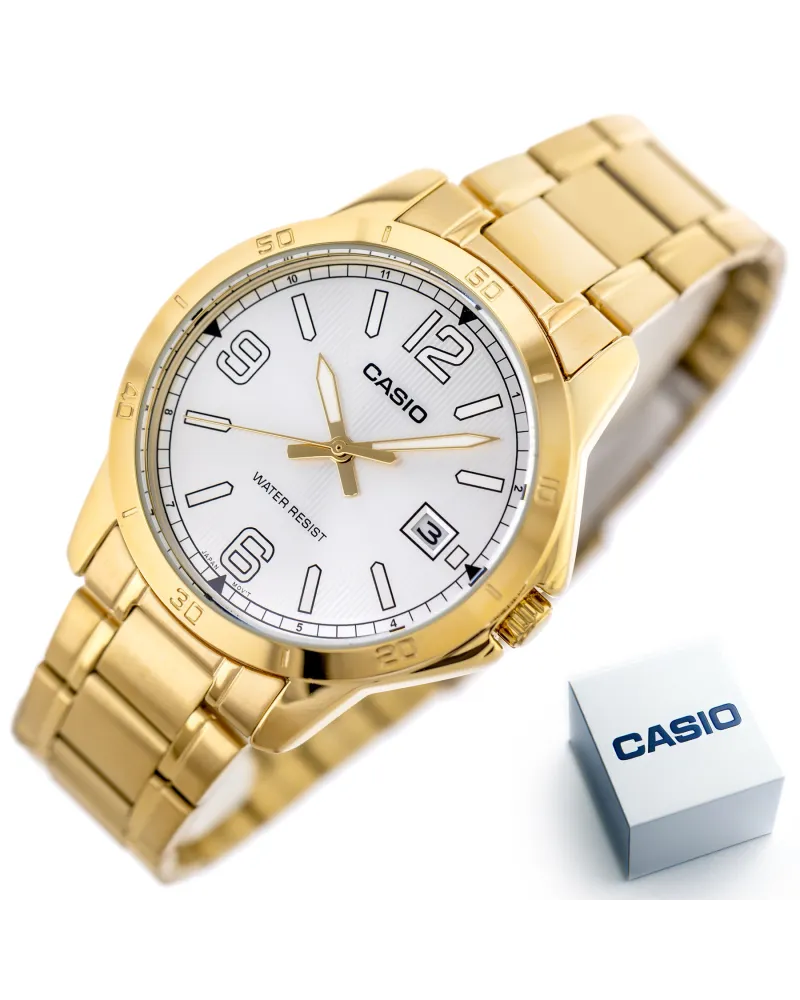 ZEGAREK MĘSKI CASIO MTP-V004G-7B2 (zd047e) + BOX ZEGAREK MĘSKI CASIO MTP-V004G-7B2 (zd047e) + BOX
