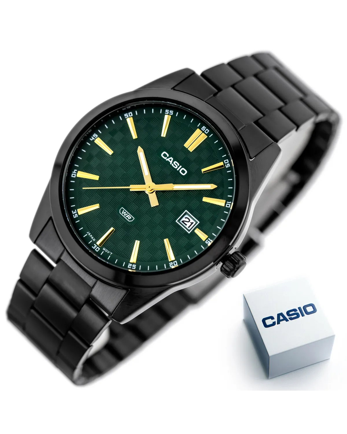 ZEGAREK MĘSKI CASIO MTP-VD03B-3A + BOX ZEGAREK MĘSKI CASIO MTP-VD03B-3A + BOX