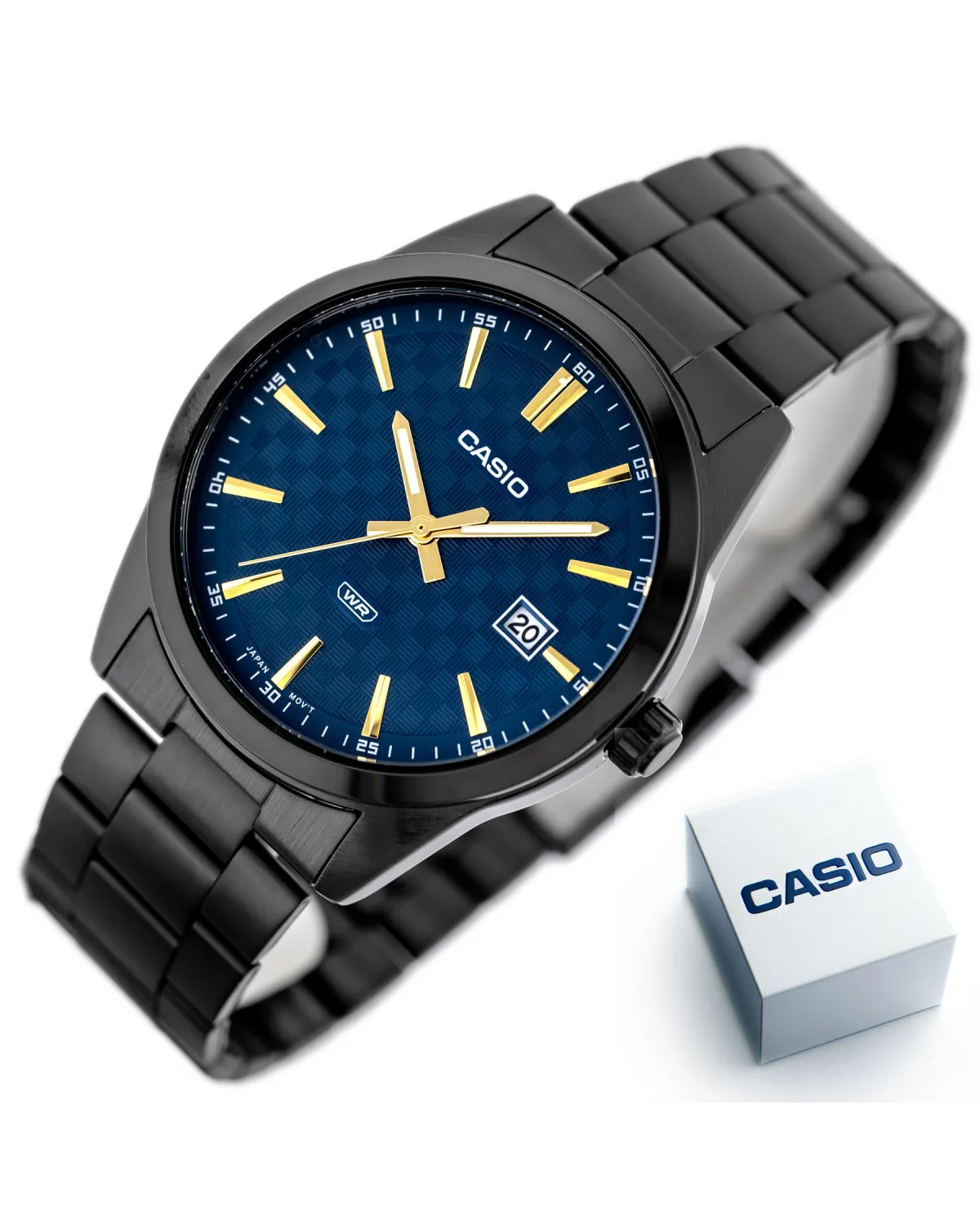 ZEGAREK MĘSKI CASIO MTP-VD03B-2A + BOX