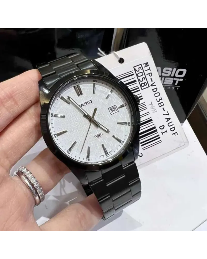 ZEGAREK MĘSKI CASIO MTP-VD03B-7A + BOX