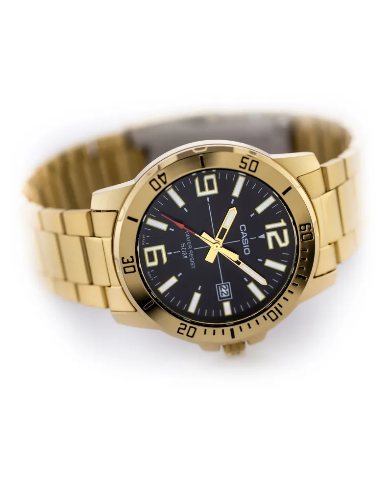 ZEGAREK MĘSKI CASIO MTP-VD01G-1B + BOX ZEGAREK MĘSKI CASIO MTP-VD01G-1B + BOX