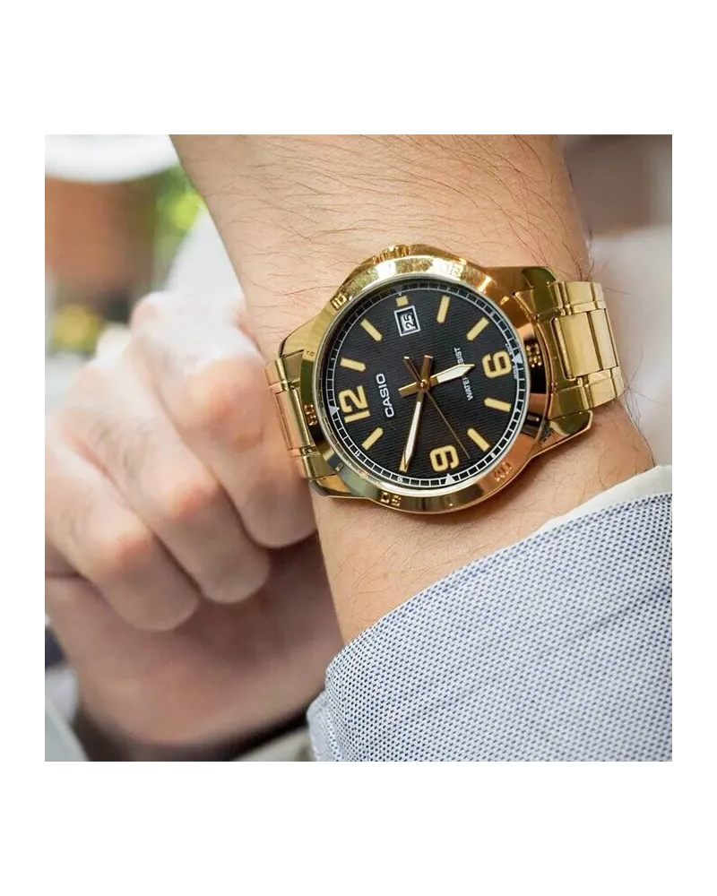 ZEGAREK MĘSKI CASIO MTP-VD01G-1B + BOX ZEGAREK MĘSKI CASIO MTP-VD01G-1B + BOX