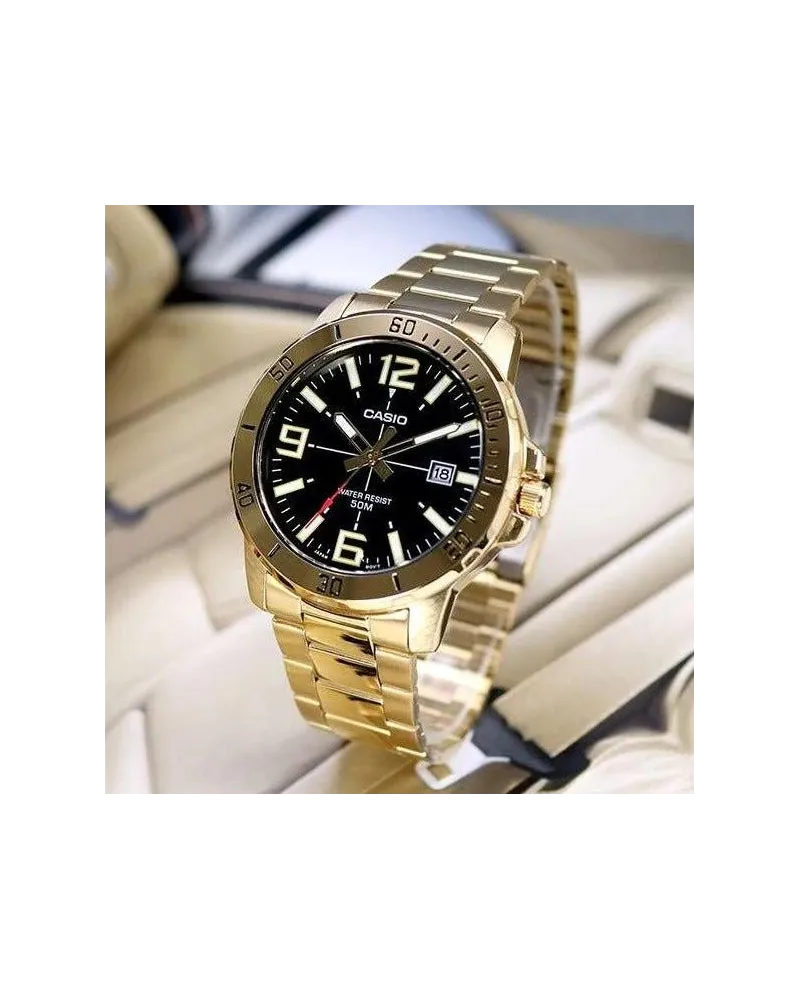 ZEGAREK MĘSKI CASIO MTP-VD01G-1B + BOX ZEGAREK MĘSKI CASIO MTP-VD01G-1B + BOX