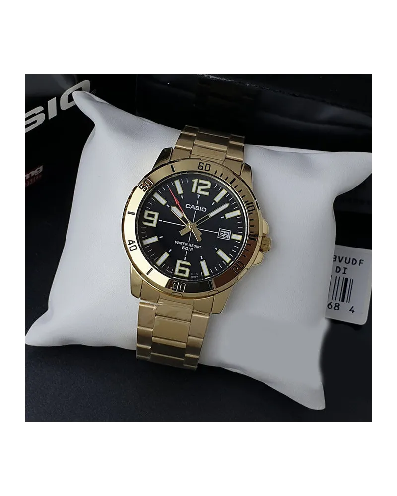 ZEGAREK MĘSKI CASIO MTP-VD01G-1B + BOX ZEGAREK MĘSKI CASIO MTP-VD01G-1B + BOX