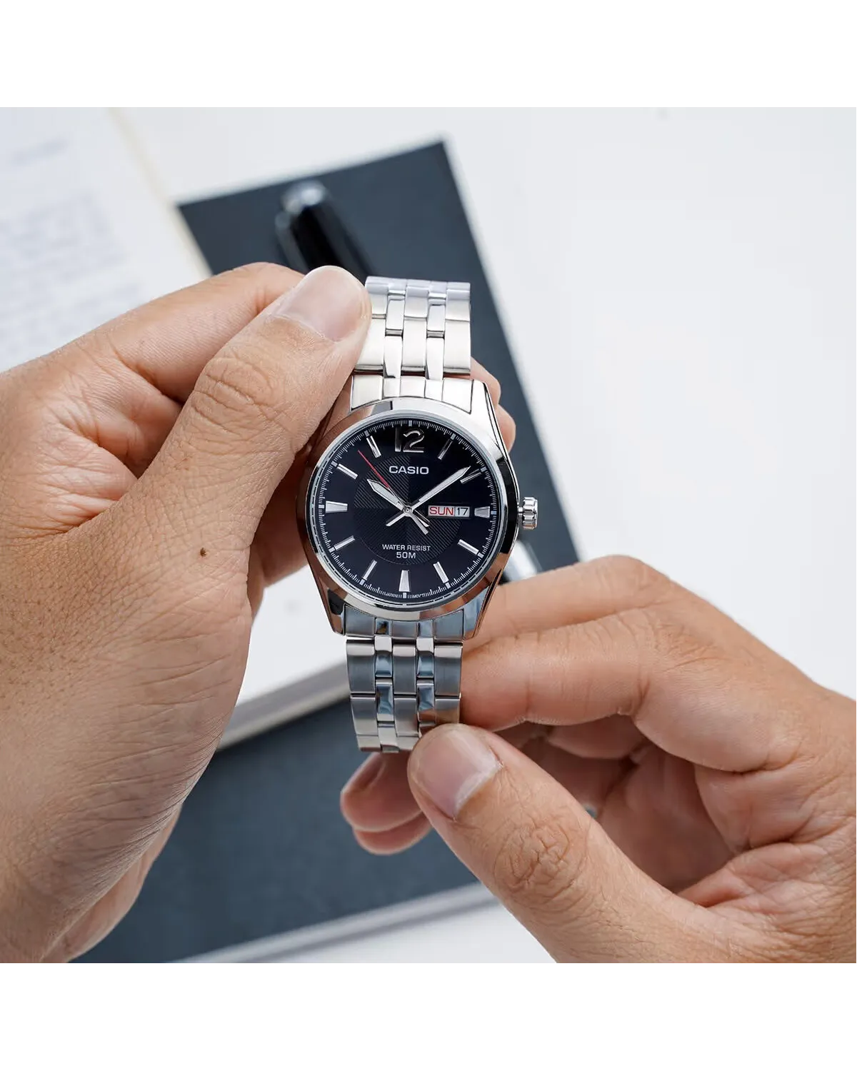 ZEGAREK MĘSKI CASIO MTP-1335D 1AV (zd026a) + BOX ZEGAREK MĘSKI CASIO MTP-1335D 1AV (zd026a) + BOX