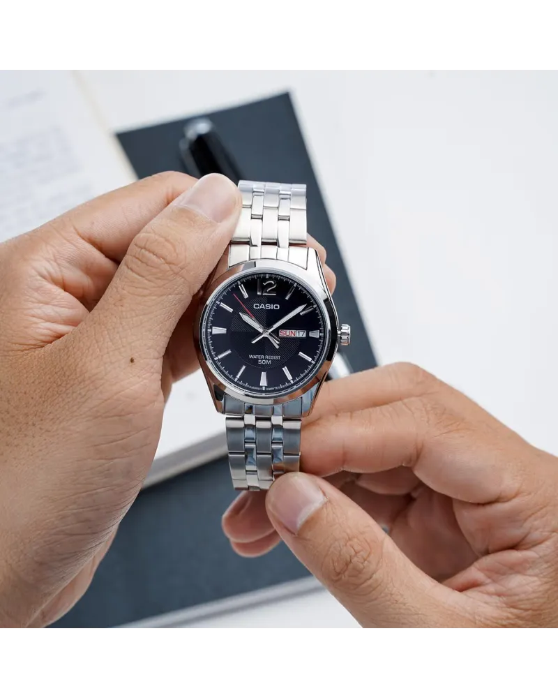 ZEGAREK MĘSKI CASIO MTP-1335D 1AV (zd026a) + BOX ZEGAREK MĘSKI CASIO MTP-1335D 1AV (zd026a) + BOX