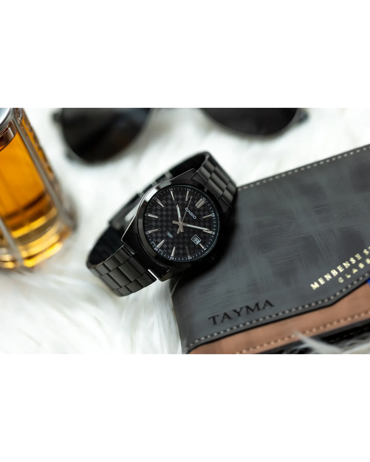ZEGAREK MĘSKI CASIO MTP-VD03B-1A + BOX ZEGAREK MĘSKI CASIO MTP-VD03B-1A + BOX
