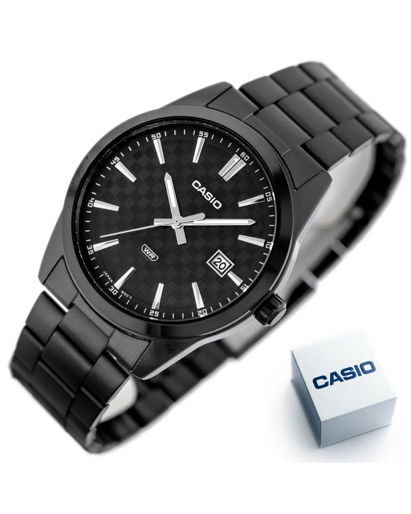 ZEGAREK MĘSKI CASIO MTP-VD03B-1A + BOX ZEGAREK MĘSKI CASIO MTP-VD03B-1A + BOX