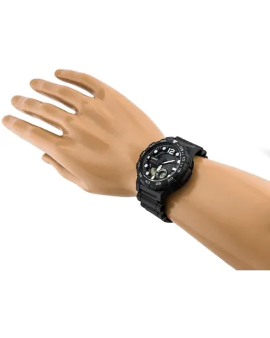 ZEGAREK MĘSKI CASIO AEQ-100W 1AV (zd070a) - WORLD TIME + BOX ZEGAREK MĘSKI CASIO AEQ-100W 1AV (zd070a) - WORLD TIME + BOX