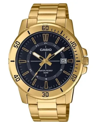 ZEGAREK MĘSKI CASIO MTP-VD01G-1CVUDF  (zd185d) + BOX