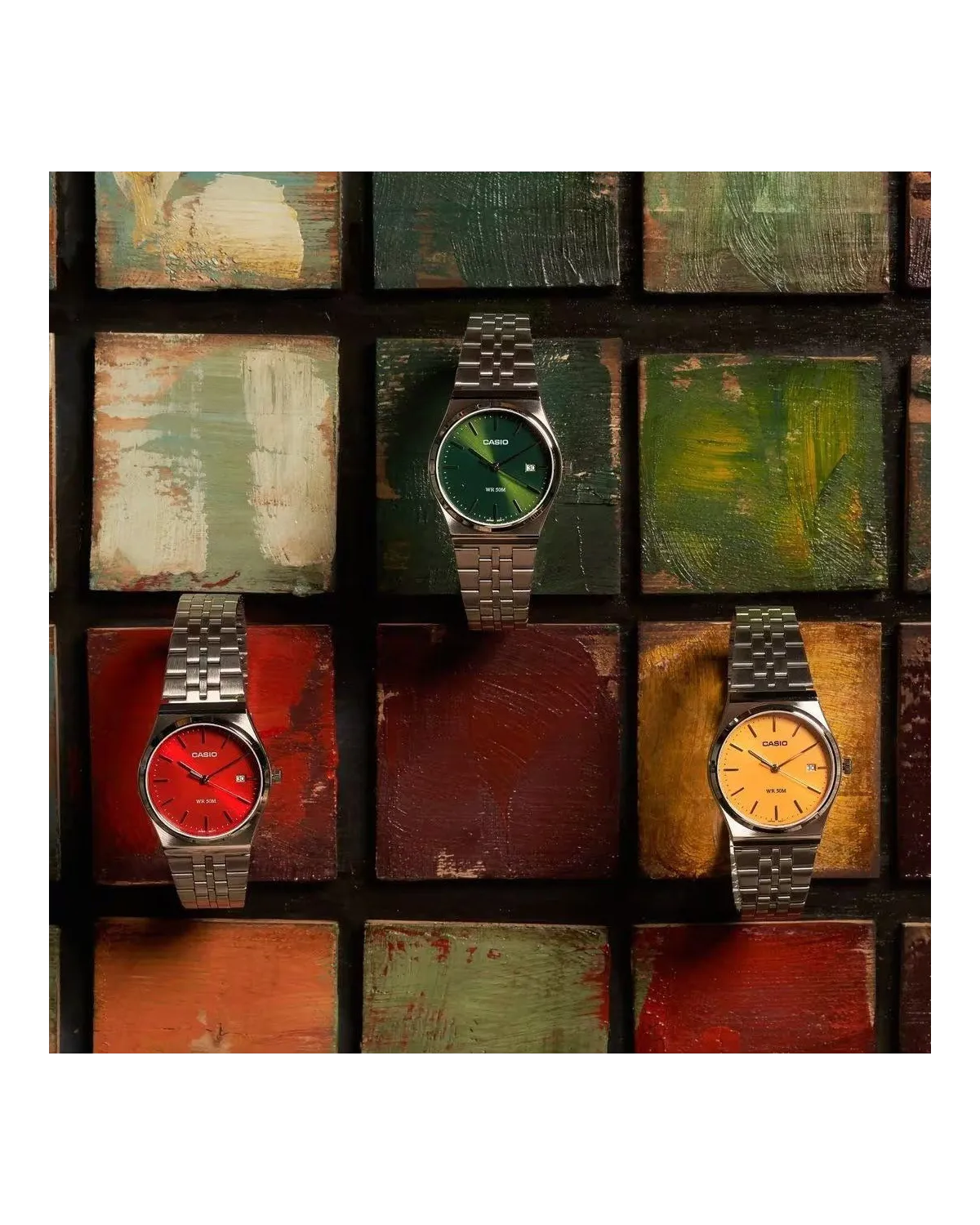 Zegarek Męski Casio MTP-B145D-3A  + BOX (zd230b)