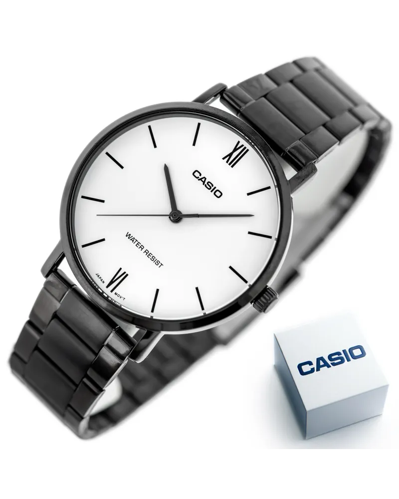 Zegarek Męski Casio MTP-VT01B-7B + BOX Zegarek Męski Casio MTP-VT01B-7B + BOX