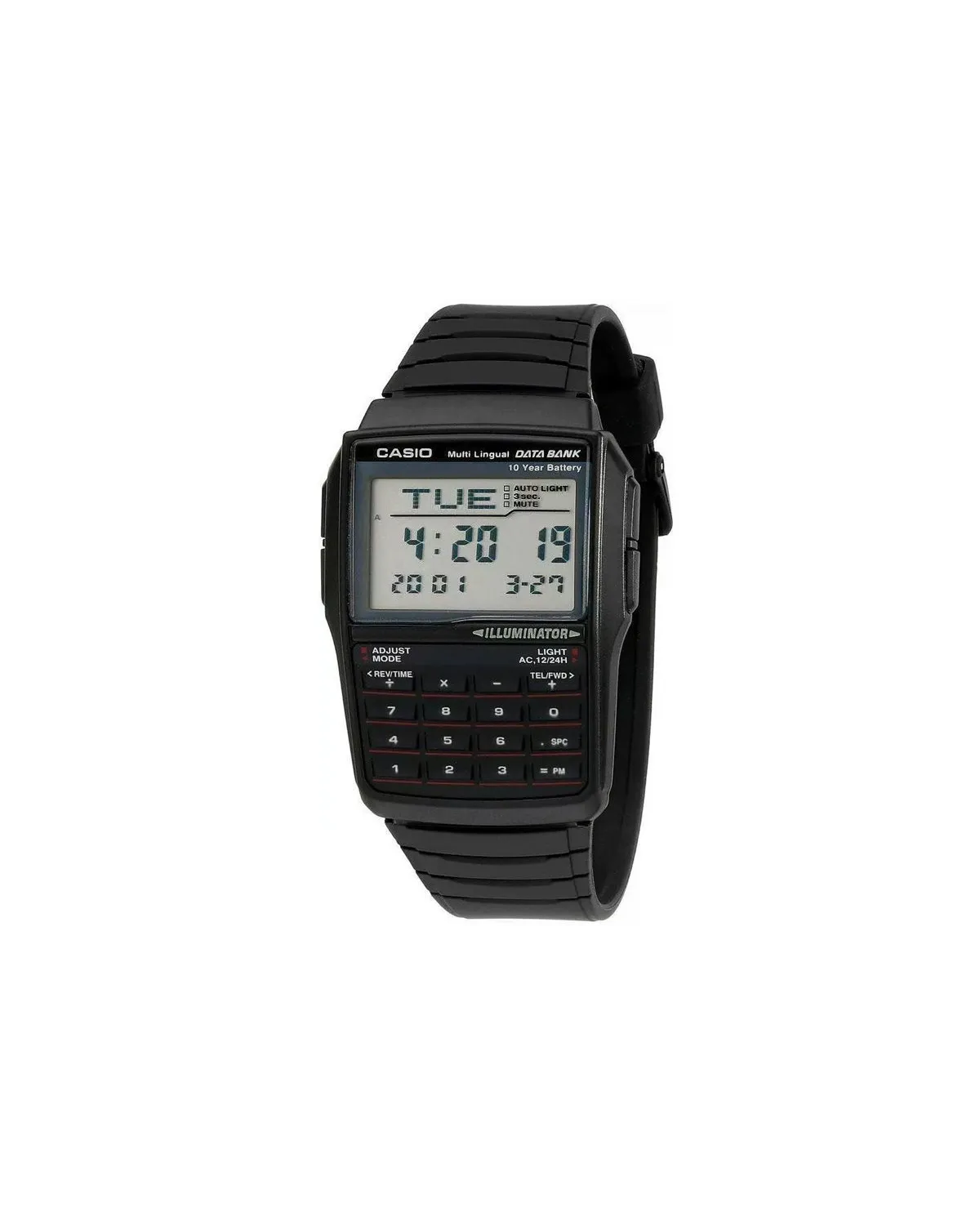 ZEGAREK MĘSKI CASIO VINTAGE DATABANK DBC-32-1A + BOX