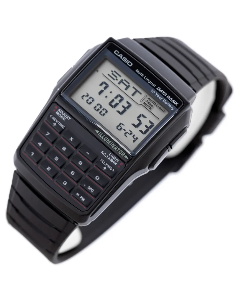ZEGAREK MĘSKI CASIO VINTAGE DATABANK DBC-32-1A + BOX