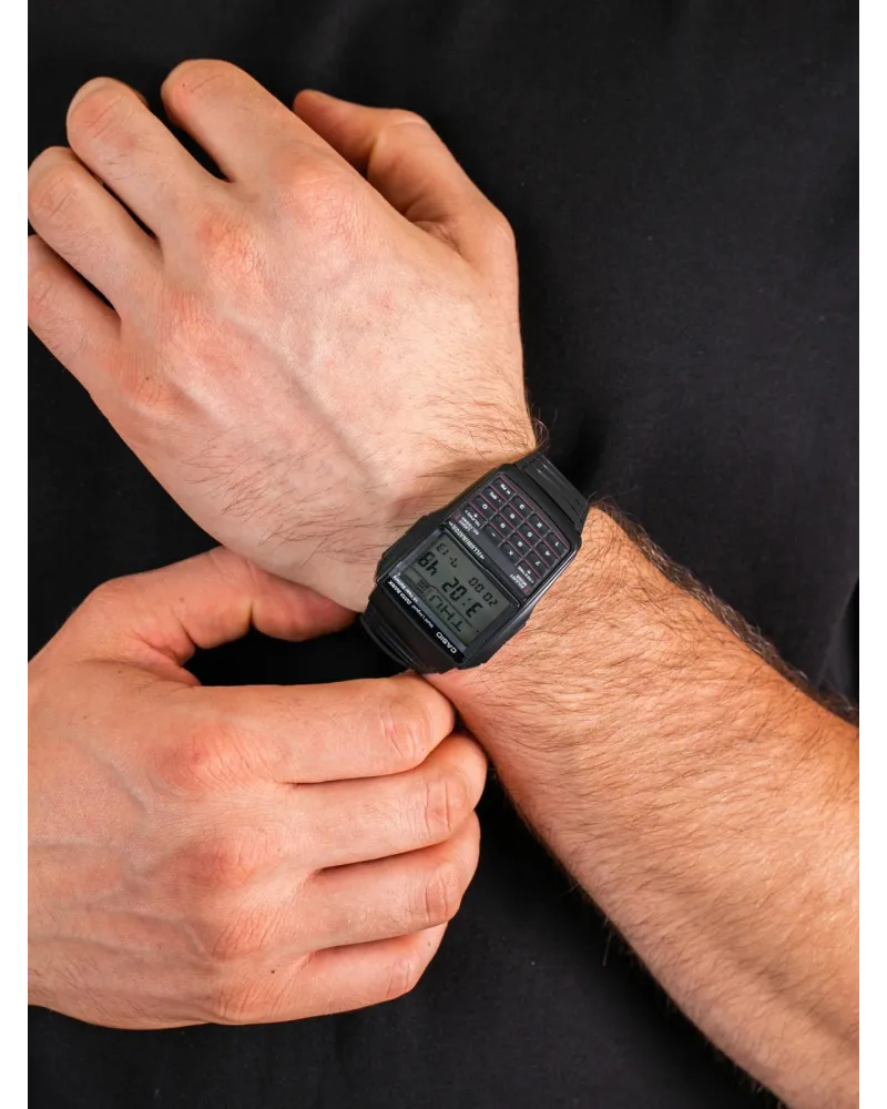 ZEGAREK MĘSKI CASIO VINTAGE DATABANK DBC-32-1A + BOX