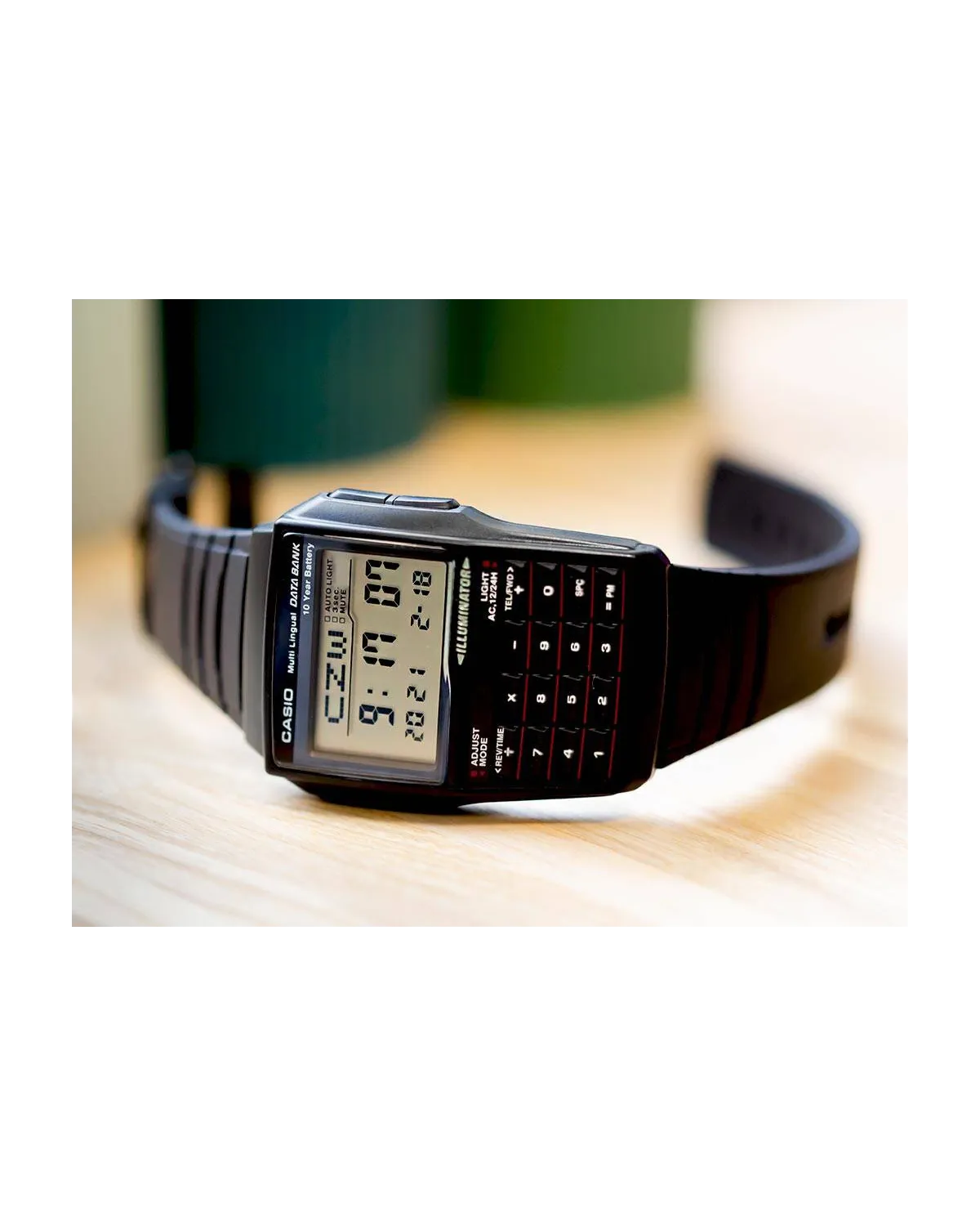 ZEGAREK MĘSKI CASIO VINTAGE DATABANK DBC-32-1A + BOX