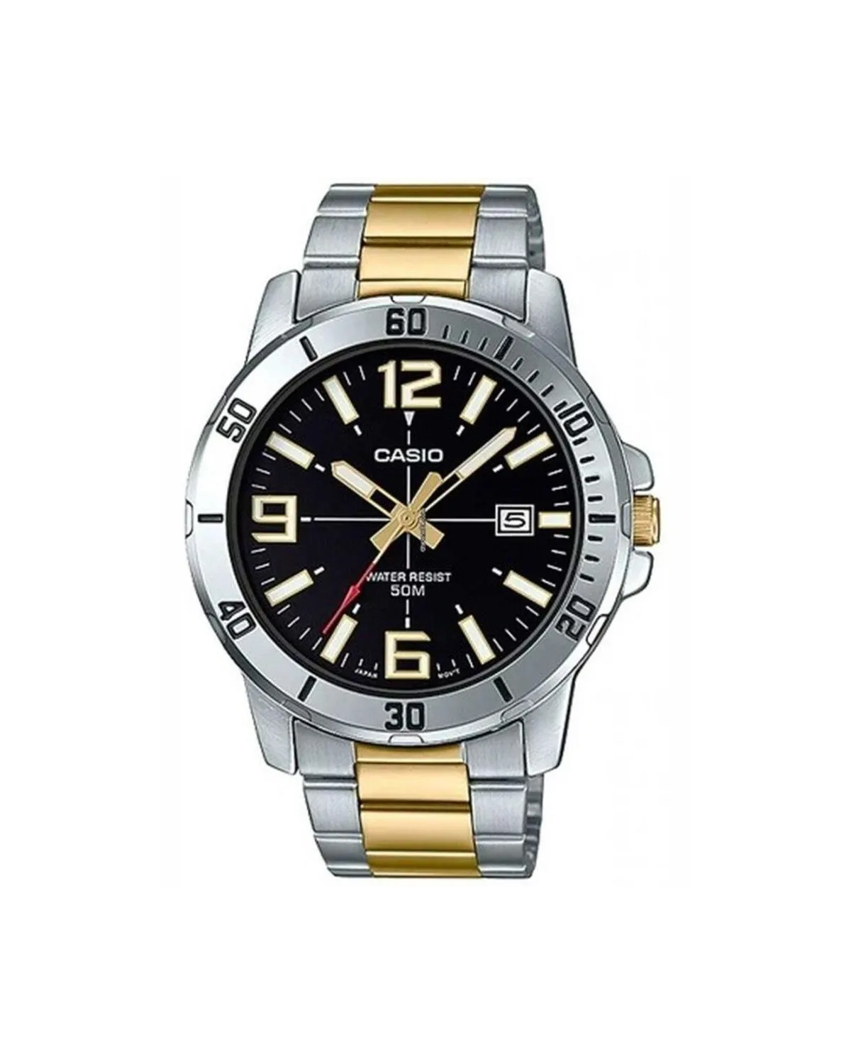 ZEGAREK MĘSKI CASIO MTP-VD01SG-1B + BOX ZEGAREK MĘSKI CASIO MTP-VD01SG-1B + BOX
