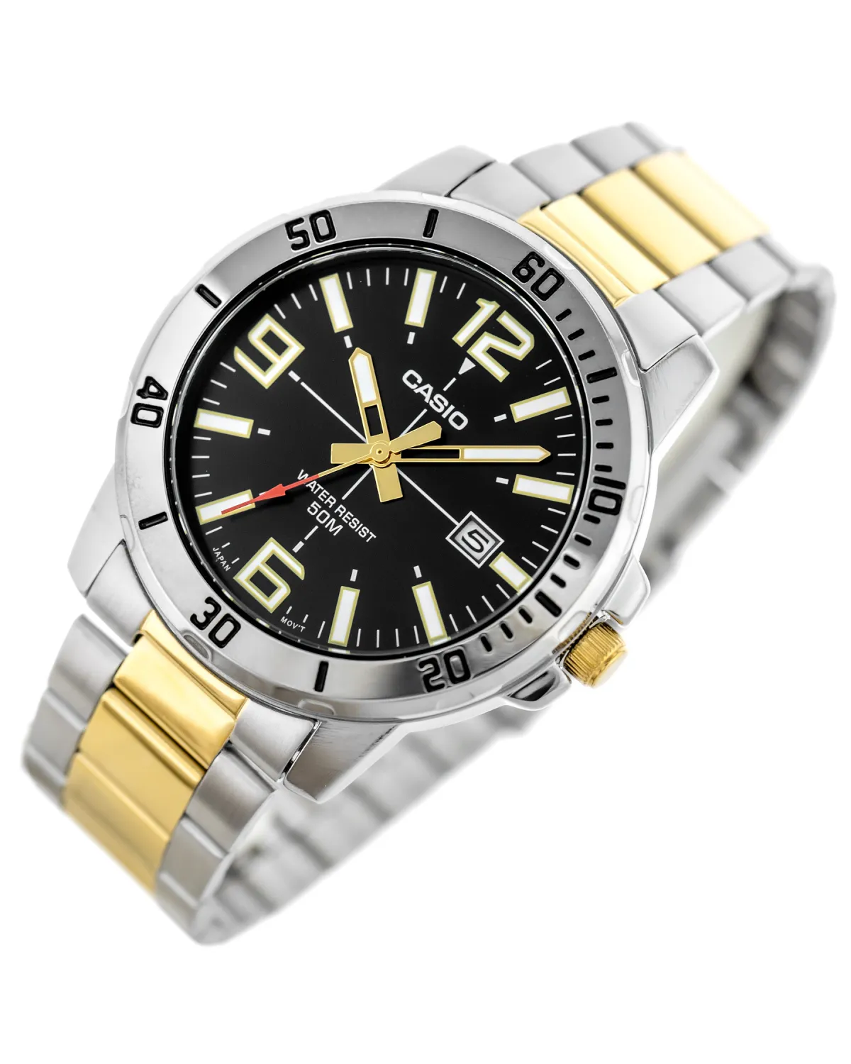 ZEGAREK MĘSKI CASIO MTP-VD01SG-1B + BOX ZEGAREK MĘSKI CASIO MTP-VD01SG-1B + BOX